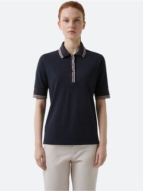Bogner Women's Elenor Polo Shirt- Navy Blue